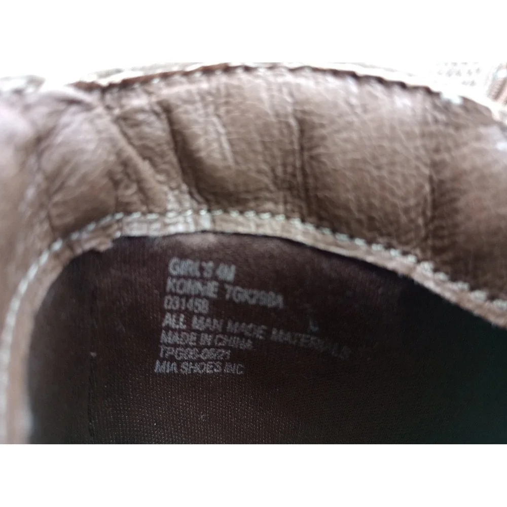 MIA Konnie Ankle Boots Girls 4M Brown